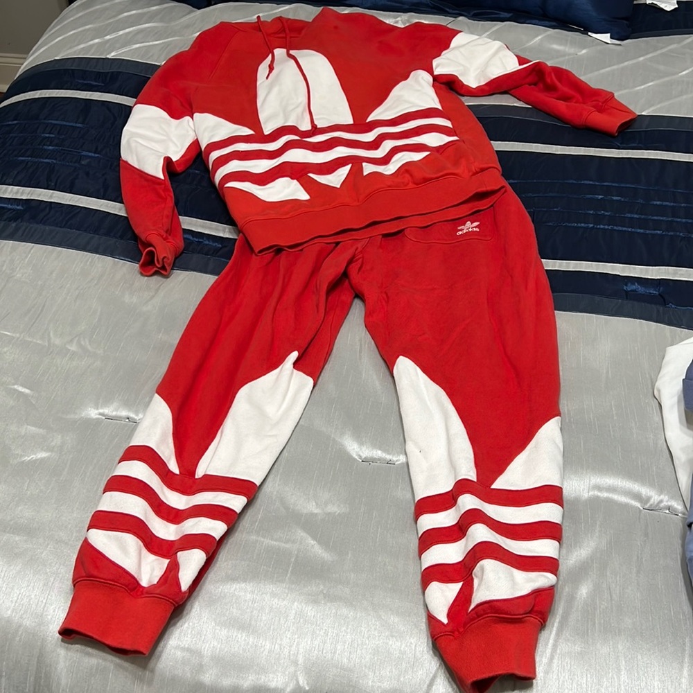 Red Adidas Jumpsuit